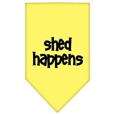 Imagem de Mirage Pet Products Bandana estampada Shed Happens, pequena, amarela