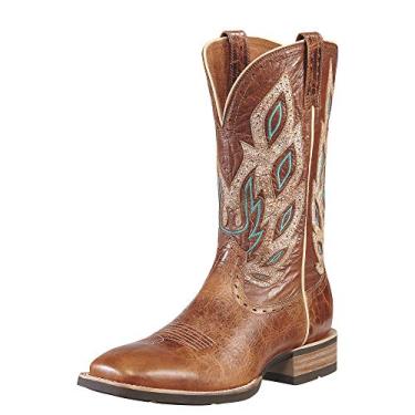 Imagem de Ariat Bota cowboy masculina Nighthawk Western, Marrom, 12 Wide