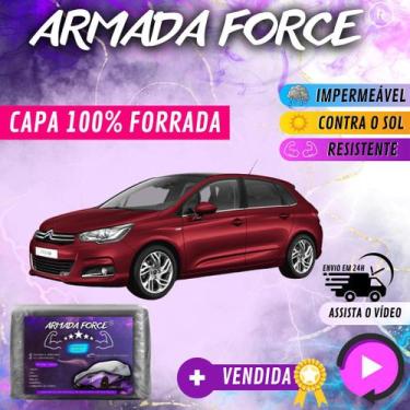 Imagem de Capa Cobrir Carro C4 CITROEN 100% Forrada Armada Force 100% Impermeáve