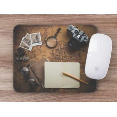 Imagem de Mouse Pad Mapa Mundi Retrô - Deluzz