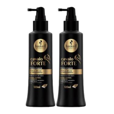 Imagem de kit 2 Haskell Cavalo Forte Tônico Ativador Força Brilho Crescimento 12