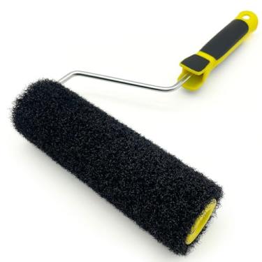 Imagem de XWADJCD Rolo composto de drywall de 24 cm, escova de rolo de textura de drywall, adequado para cobrir superfícies de parede e teto