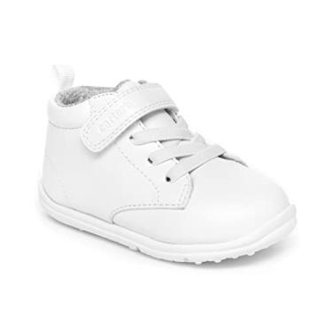Imagem de Carter's Sapato infantil unissex Charlie-p First Walker, Branco, 2 Infant