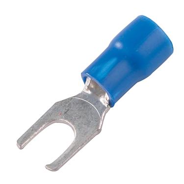 Imagem de Terminal de Fio Aberto Forquilha Permak para Modulo PRE-ISOLADO AZUL