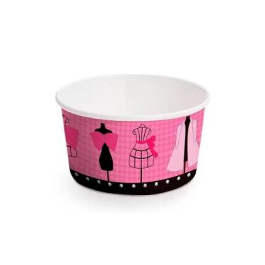 Imagem de Copinho para Doces 100ml - Fashion Show - 8 unidades - Cromus - Rizzo