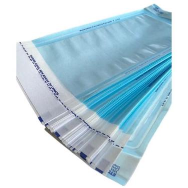 Imagem de 20un Envelopes Auto selante 9x23cm Esterilização Autoclave - Santa Cla