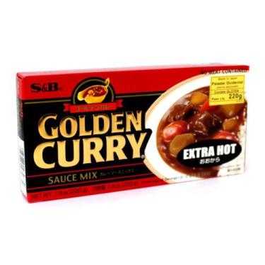 Imagem de Tempero golden curry sabor picante extra forte s&b 220g