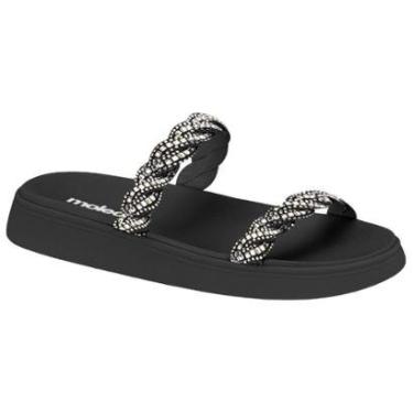 Imagem de Sandália Flatform Feminina Moleca 5469.133 Preta-Feminino