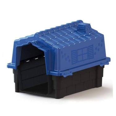 Imagem de Casinha Para Cães Evolution Pet Injete N3 Azul