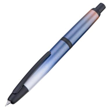 Imagem de Caneta-tinteiro Jinhao 10 sem tampa com gradiente de caixa azul escuro