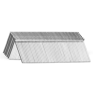 Imagem de SITLDY Pregos de acabamento angular de 34 graus DA calibre 15, pacote com 1000 galvanizados, para pregador pneumático, elétrico com acabamento angular