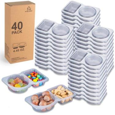 Imagem de Recipiente de condimentos MACTANO 40 conjuntos de compartimento duplo