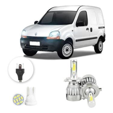 Imagem de Kit Lampadas Led Renault Kangoo 2000 A 2016 H4 20000lm - V10