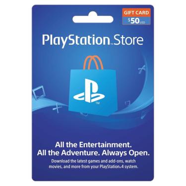 Imagem de Cartão PlayStation $50 Live para PlayStation Network