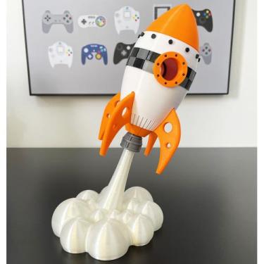 Imagem de Foguete Em Decolagem Colecionável Decoração Impressão 3d - kame 3D