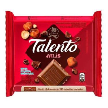 Imagem de Chocolate ao Leite com Avelas Garoto Talento 85g