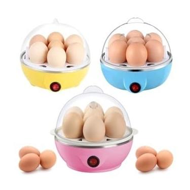 Imagem de Cozedor de Ovos Elétrico Portátil Cozinha à Vapor 110v/220v Bivolt(110V,Aleatorio)