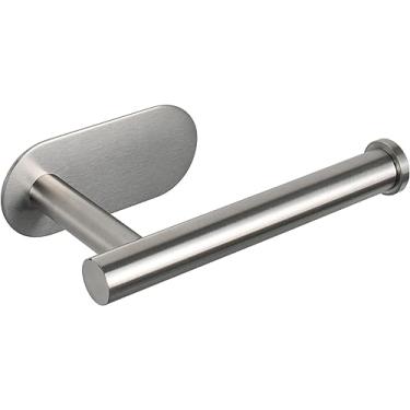 Imagem de Porta Rolo de Papel Higiênico Prata em Aço Inoxidável