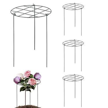 Imagem de Gaiolas e suportes de peônia | Suporte para plantas de interior, gaiola de plantas resistentes para vegetais, morango, flor, hortênsia, tomate, Monstera para jardim, estufa, agricultura, canteiro