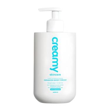 Imagem de Creamy Loção Hidratante Corporal Ceramide Body Cream 400ml | Sem Fragrância | Hidratação Intensa | com Ceramidas e Glicerina | Para Todos os Tipos de Pele