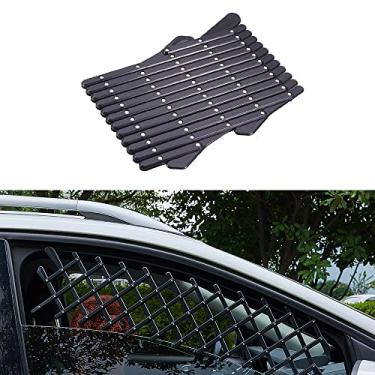 Imagem de Blueshyhall Cerca Para Portão De Carro E Animal Estimação, 2 Peças, Grade Ventilação Universal Cachorro Filhote, Proteção Segurança Carros, Caminhões Utilitários Esportivos