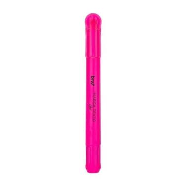 Imagem de Marca Texto em Gel Neon  Kit Escolar BRW Moderno, Rosa