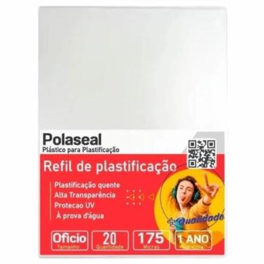 Imagem de Polaseal para Plastificação Ofício 226x340x0,07mm 20un - Cassmar 