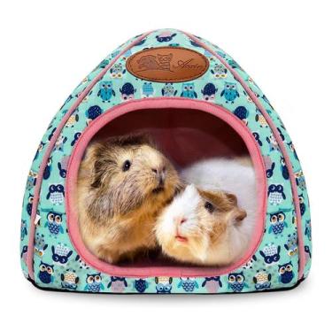 Imagem de Cama de cobaia BWOGUE Caverna aconchegante para pequenos animais