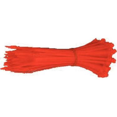 Imagem de Abraçadeira Nylon Cinta Plástica 295x4,6MM Vermelha Tramontina