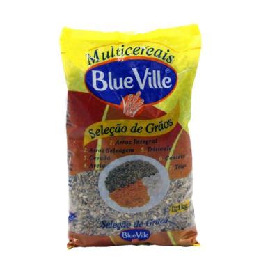 Imagem de Arroz Integral Multicereais Blue Ville 1kg