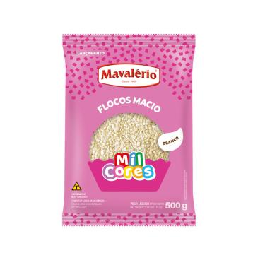 Imagem de Flocos Macio Branco 500g - Mavalerio