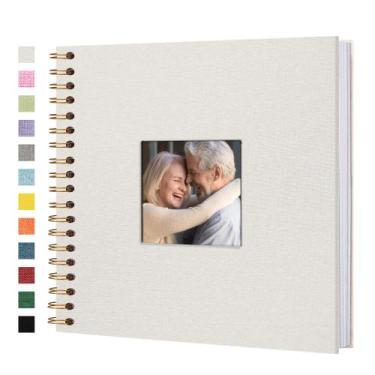 Imagem de Álbum de fotos: Yopih Linen, coberto, 25x25 cm, capa dura, 80 páginas