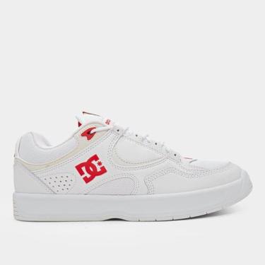 Imagem de Tênis Couro DC Shoes Kalnx Zero Masculino, Branco, 39