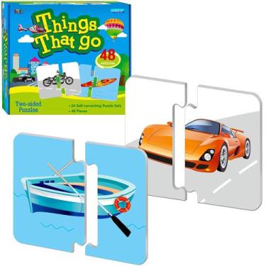 Imagem de Quebra-cabeças de combinação de veículos SpriteGru Pre-Primer com 48 c