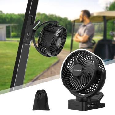Imagem de Ventilador magnético de encaixe MAGOLFIN para carrinho de golfe com ba