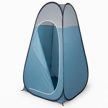 Imagem de barraca de privacidade/camping dobrável - Azul