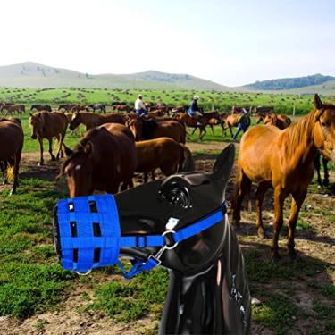 Imagem de Zerodis Focinho de Pastoreio Suprimentos Ao Ar Livre Esportes Recreativos Xadrez Esportes de Lazer Outros Jogos Recreativos Atividades Almofada Focinho Anti-mordida para Cavalos Ótimo para Fazer (#9)