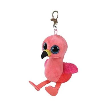 Imagem de Ty Beanie Boos Goldfish Unicórnio Chaveiro de pelúcia Flamingo Fox Bon