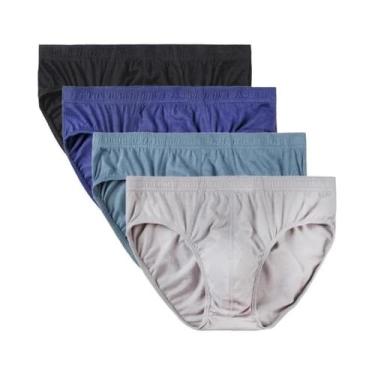 Imagem de Cuecas Masculinas plus Size 100% Algodão Respirável Confortáveis Linge