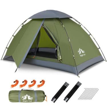 Imagem de Tenda de acampamento Night Cat atualizada para mochila para 2 pessoas