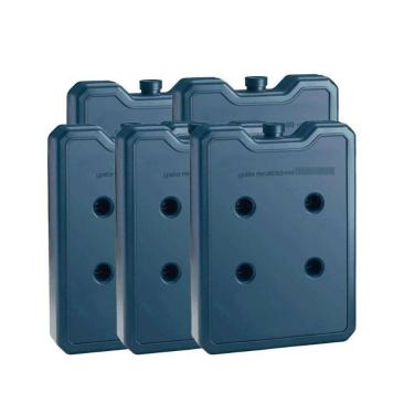 Imagem de Kit 5 Gelo Placa Reutilizável 500Ml Ideal Cooler Caixa