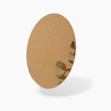 Imagem de Porta Copos Personalizado Eucalipto 10x10cm com Ilustrações Elegantes