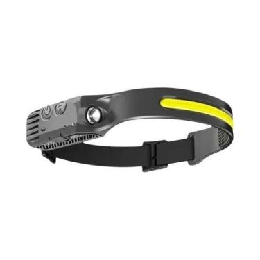 Imagem de Lanterna De Cabeça LED Recarregável USB XPG COB Com 6 Modos, Lanterna 