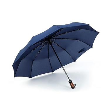 Imagem de LMJYU Guarda-chuva dobrável guarda-sol chuva impermeável reverso guarda-chuva leve à prova de vento