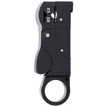 Imagem de Hyuduo Ferramenta de Decapagem de Cabo Coaxial de Nível Profissional Com Chave Sextavada para RG58 RG59 RG62 Controle de Profundidade Ajustável Design Ergonômico para Técnicos Eletricistas
