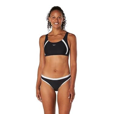 Imagem de Speedo Top de biquíni quântico sólido 800274700334M Speedo preto M