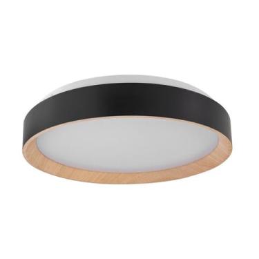 Imagem de Plafon Led De Sobrepor Aluminio 24w 3000k Eve - Yamamura, PRETO