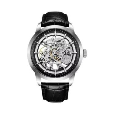 Imagem de Relógio Automático Masculino De Aço Inoxidável 43mm À Prova D'Água PAG