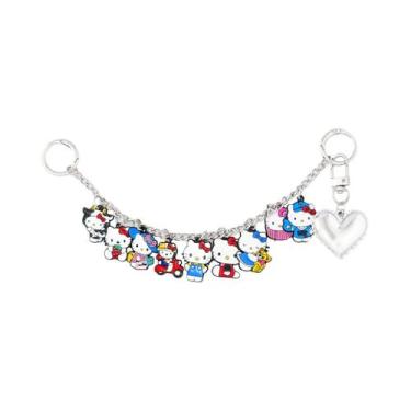 Imagem de Chaveiro De Anime Hello Kitty Rosa, Charme Fofo Para Bolsas De Meninas