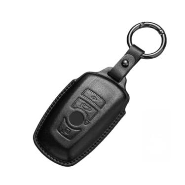 Imagem de Capa para chave de carro, protetor de suporte, compatível com BMW 1 3 5 7 Série X1 X3 X4 X5 F10 F15 F16 F20 F30 F18 F25 M3 M4 E34 Acessório(B-black keychain)